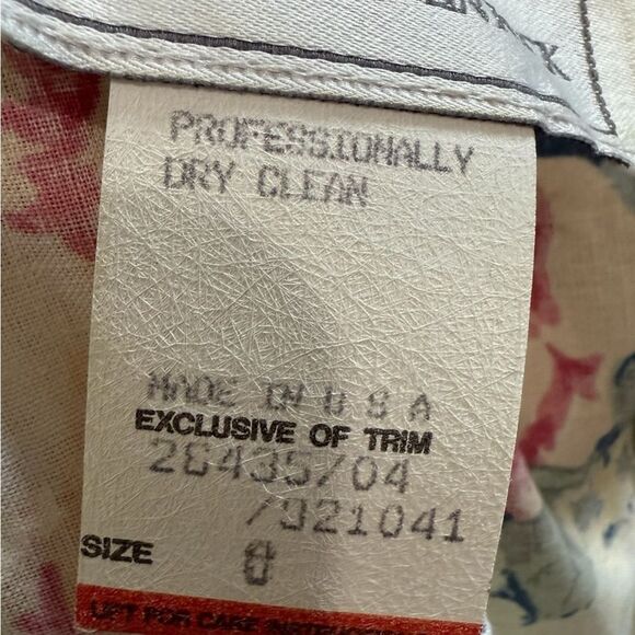 Vintage Jessica McClintock Bridal Rose Print with Rosette Detail Dress size 0 - Picture 9 of 10